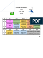 Horario 1er Año Administracion de Empresas-1