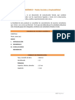 INFORME ACADÉMICO - Redes y Empleabilidad - 2023 I