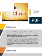 Teologi Lukas - Doktrin Kristus