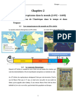 Notes de Cours Chapitre 2 Grandes Explorations