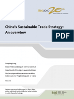 China Sustainable Trade Strategy