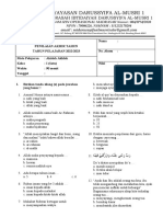 SOAL PAT Akidah Akhlak Kelas1