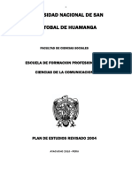 23 Ciencias de La Comunicación Currículo 2004 Revisado