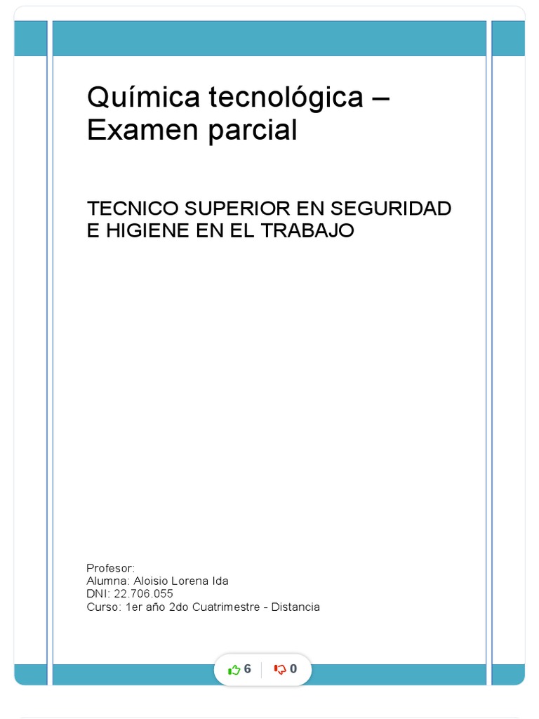 Parcial Quimica Ias Compress Pdf Gases Concentración