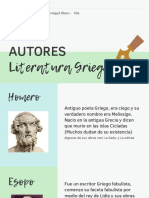 Autores Literatura Griega