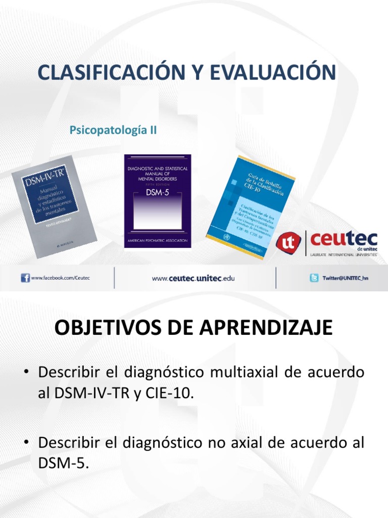 Descripción de Los Diagnósticos Multiaxial y No Axial | PDF | Trastorno ...