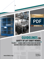 Guidelines On Lift Shaft Works (Vol 1)