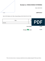 Ride Invoice From Bolt0529