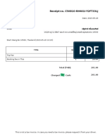 Ride Invoice From Bolt - 2