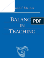 Balance in Teaching