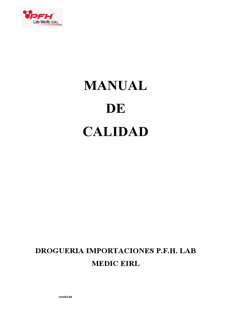 Manual de Calidad PDF