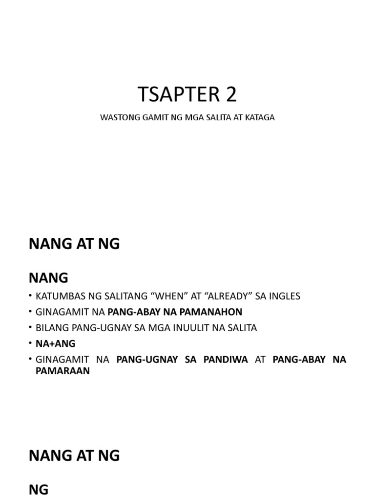 Tsapter 2 | PDF | Cooking, Food & Wine | Wellness