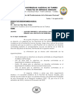 Oficio N°627-Vracad. Alcanzo Plazas Actualizadas de Docentes para Concurso Público 2022-Ii