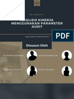 Kelompok 5 Analisis Kinerja Menggunakan Parameter Audit