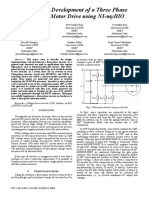 Design and Development of A Three Phase Induction Motor Drive Using Ni-Myrio