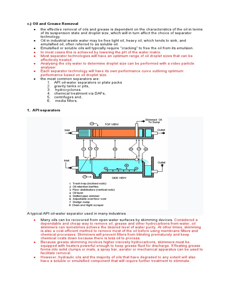 Oil and Grease Rem PDF Chemistry Physical Sciences