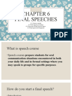 Chapter 6-Final Speeches