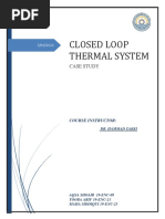 Case Study (Closed Loop Thermal System)