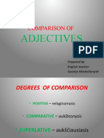 Comparison of Adjectives