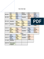 Horario Ravens - Huskies - Eagles