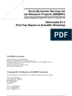 D1.2 First Year Report on Scientific Workshop