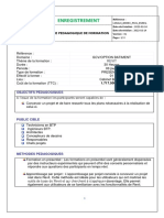 Fiche Pédagogique de Formation REVIT