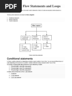 Control Flow Statements and Loops