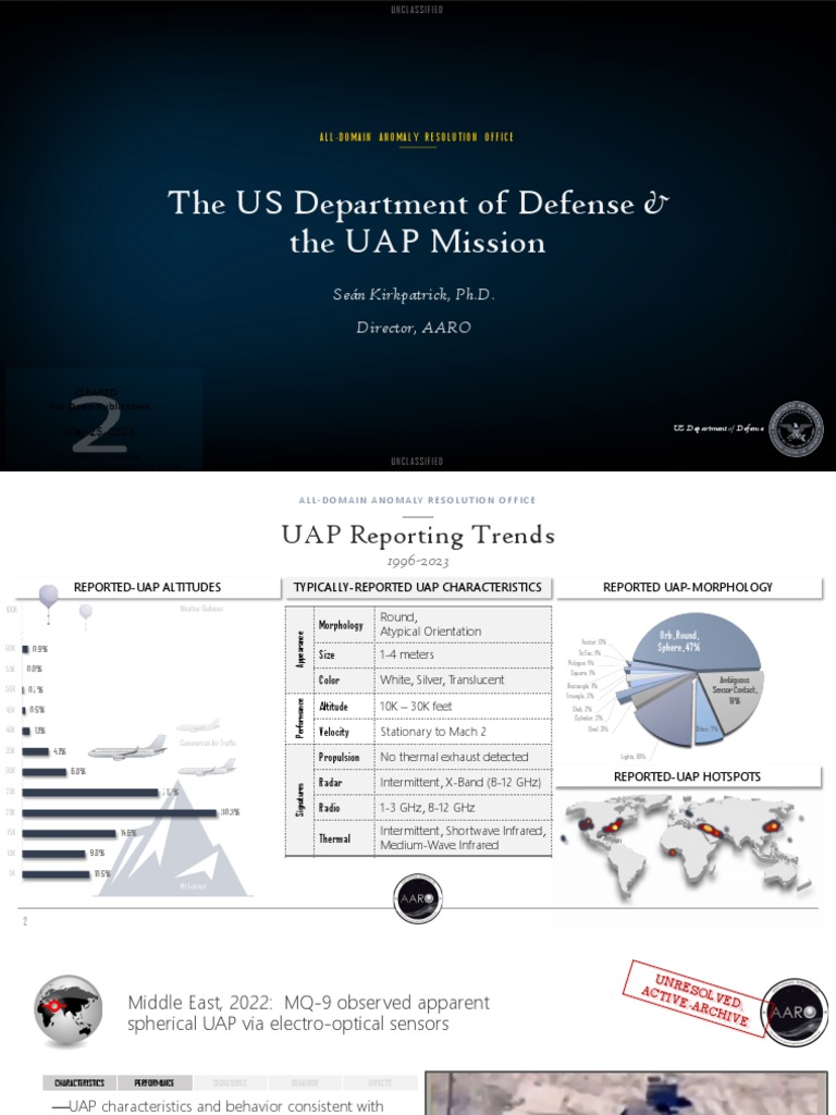 UAP Altitude Analysis: 10K-60K Feet | PDF