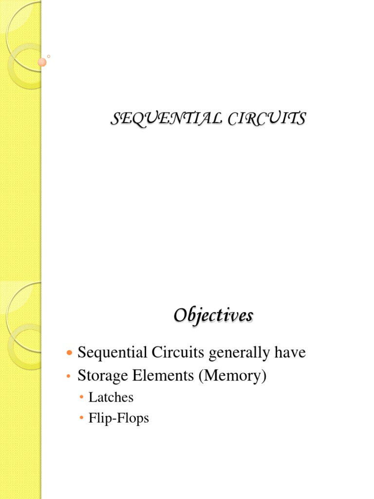 Flip-Flops in Sequential Circuits | PDF | Areas Of Computer Science ...