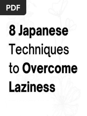 8 japanese techniques to overcome laziness