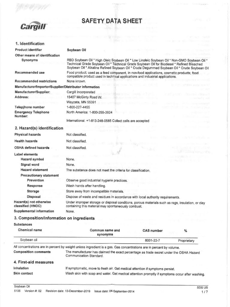 9. MSDS_Soybean Oil PDF
