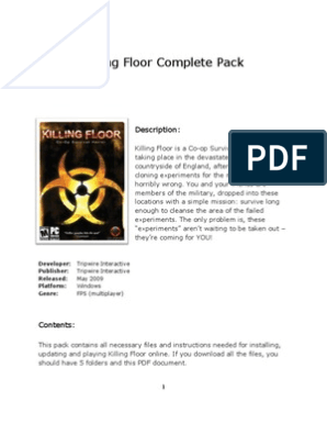 Killing Floor Complete Pack Computer File System Software