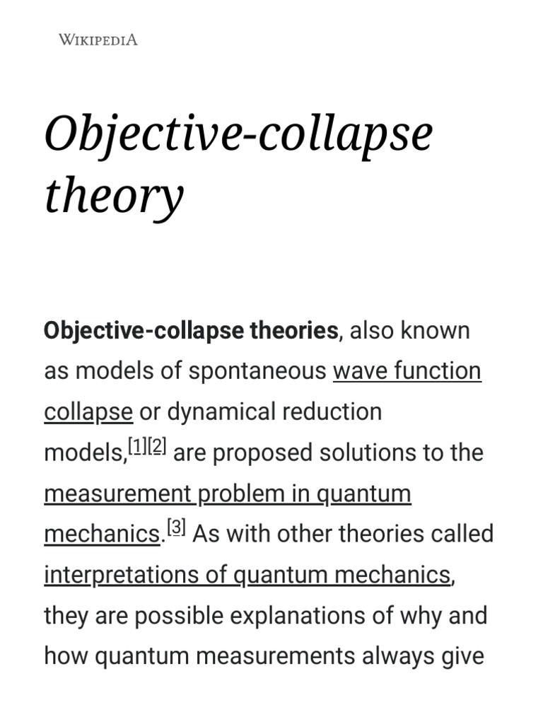 Physics Experiments Spell Doom for Quantum 'Collapse' Theory