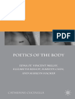 Catherine Cucinella - Poetics of The Body - Edna St. Vincent Millay, Elizabeth Bishop, Marilyn Chin, and Marilyn Hacker-Palgrave Macmillan (2010)