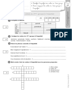 Conjugaison - Ce2 - Evaluation - 2eme Groupe A L'imparfait