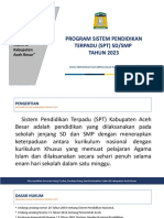 Kebijakan Program SPT Tahun 2023