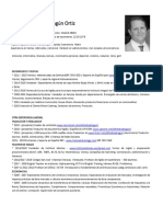 CV Del Econ Alfredo Sahagun DNI 10262933B para Dependiente Comercial Ventas y Administrativo