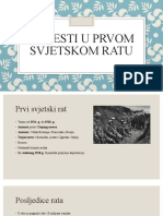 Bolesti U Prvom Svjetskom Ratu