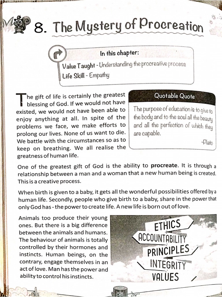 The Mystery of Procreation CH 8 | PDF