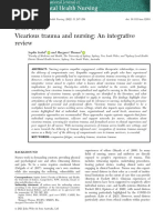 Int J Mental Health Nurs - 2021 - Isobel - Vicarious Trauma and Nursing An Integrative Review