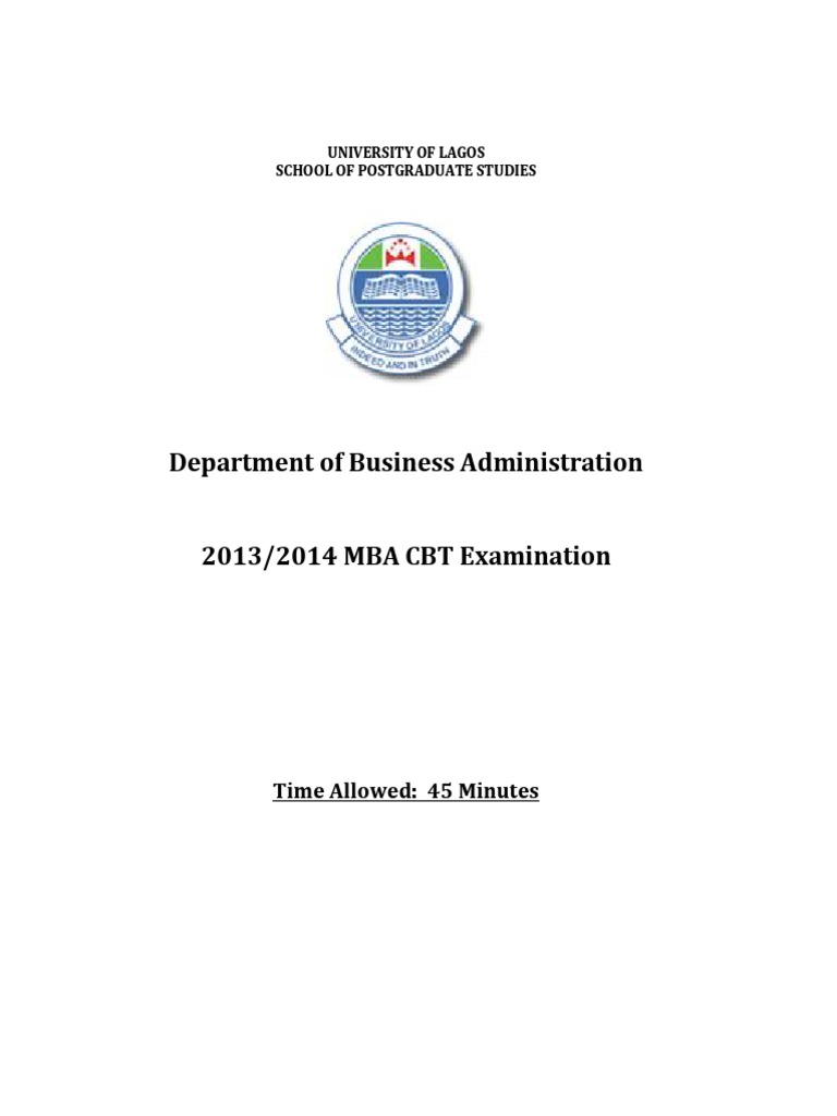 MBA Mathematics Exam 2013/2014 | PDF | Crimes | Crime & Violence