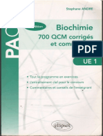 Biochimie 700 QCM Corrigés Et Commentés