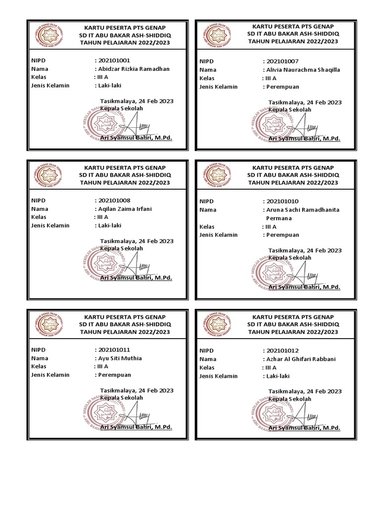 (3A) Card PTS | PDF