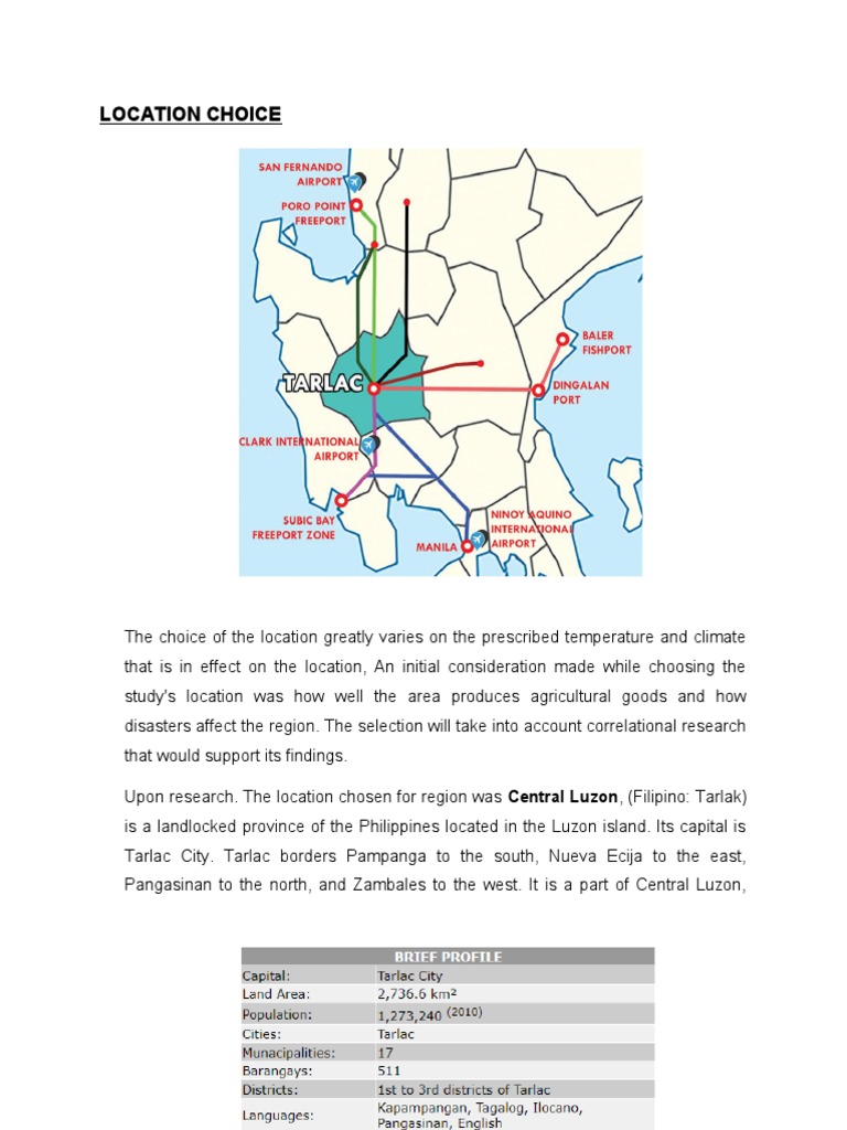 Location Research Chapter 3 | PDF | Agriculture | Food Industry