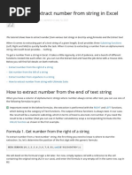 Excel_ Extract number from text string