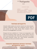 TUGAS PRESENTASI TENTANG Netiquette