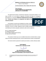 Marcio de Lima Pacheco - Aval de La Comisión de Titulación para Lectorias