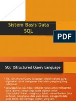 Sistem Basis Data SQL