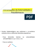 Perturbações Da Externalidade e Psicofármacos