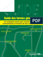 Guide Des Termes Generiques